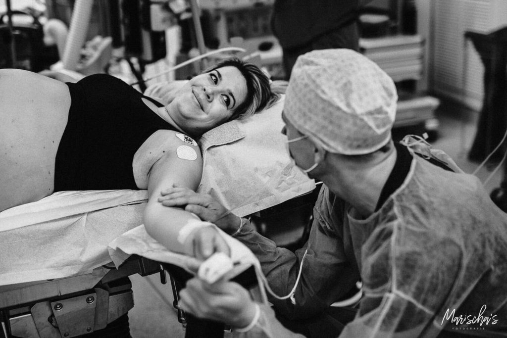 Geboortefotograaf voor een bevalling in het ziekenhuis Viecuri in Venray