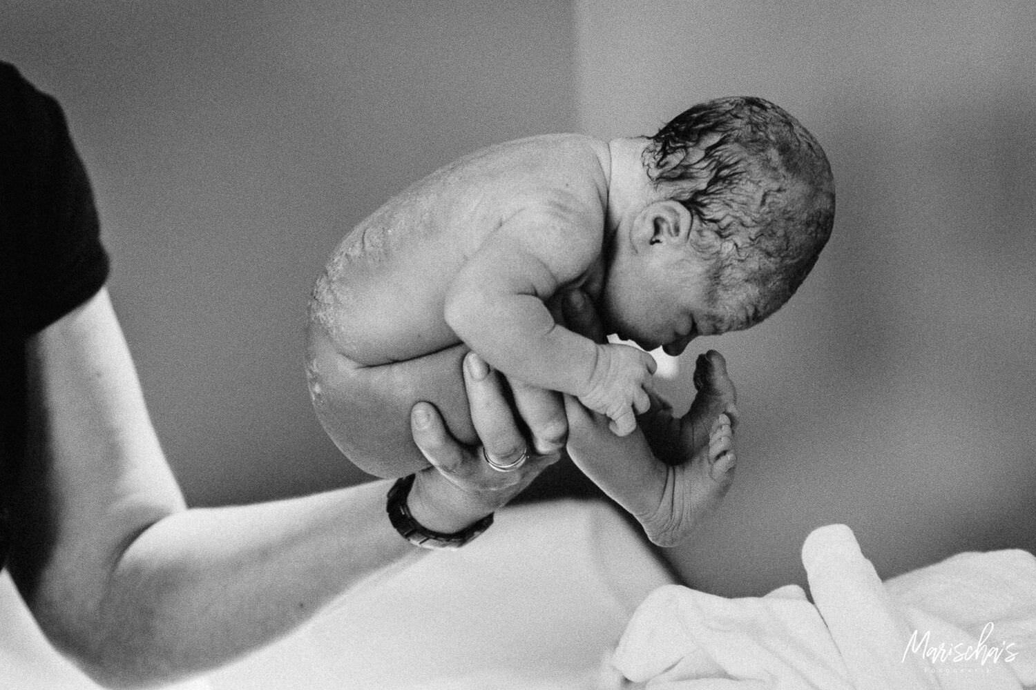 Geboortefotograaf voor een bevalling in het ziekenhuis Zuyderland in Heerlen