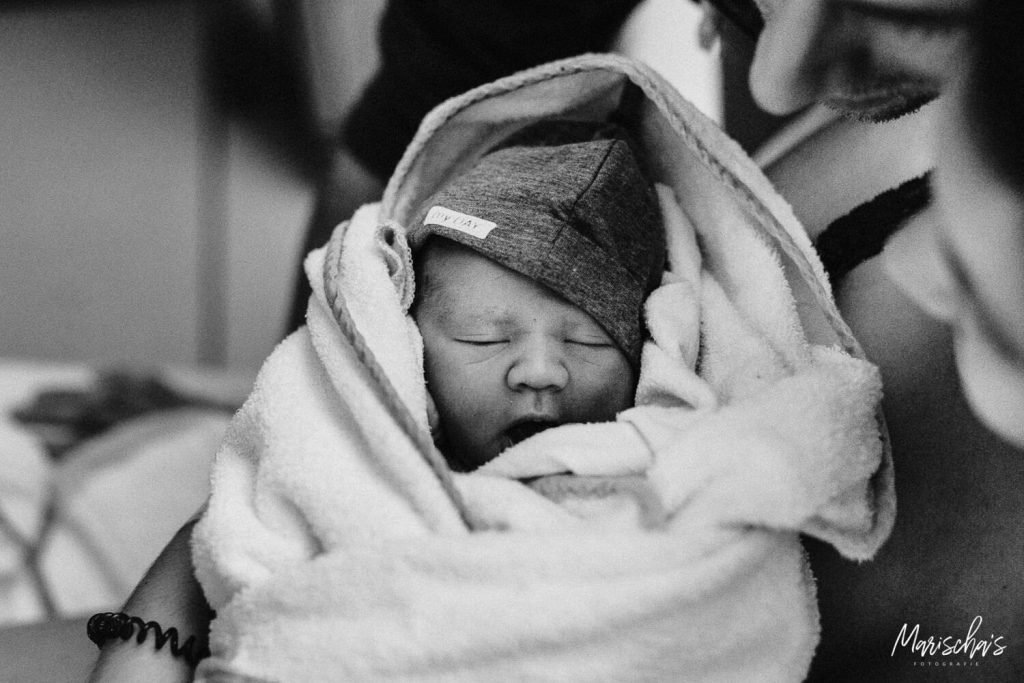 Geboortefotografie van een bevalling in Heerlen