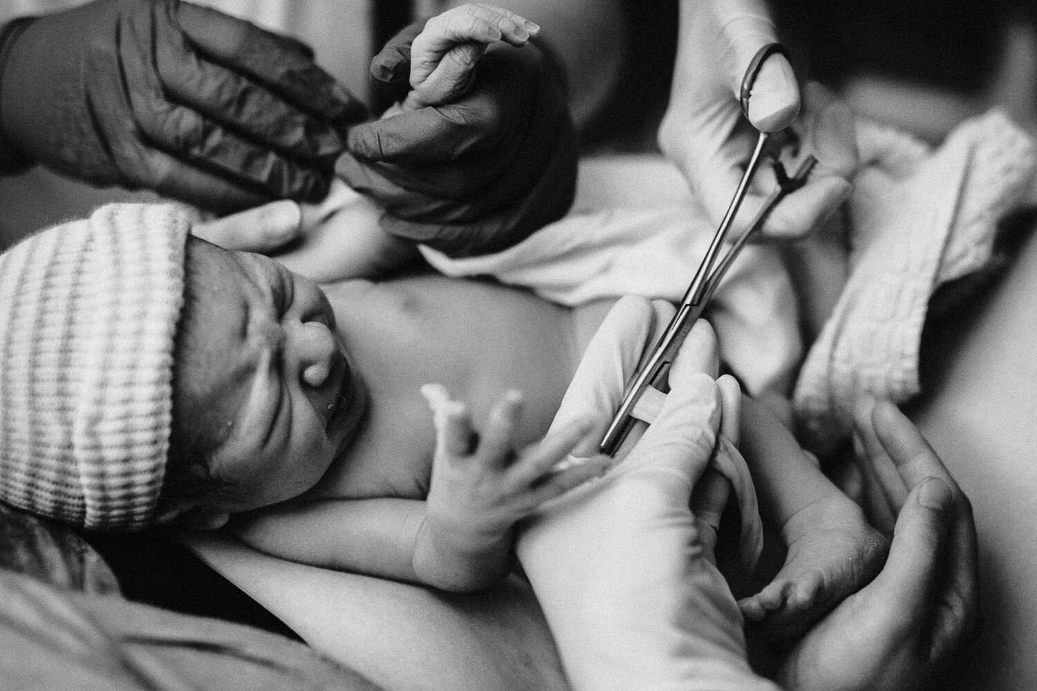 Geboortefotografie van een geboorte in het ziekenhuis in Zuid Limburgrg