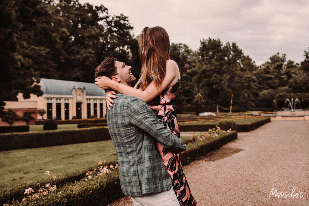 romantisch huwelijksaanzoek fotoshoot bij kasteel terworm in heerlen