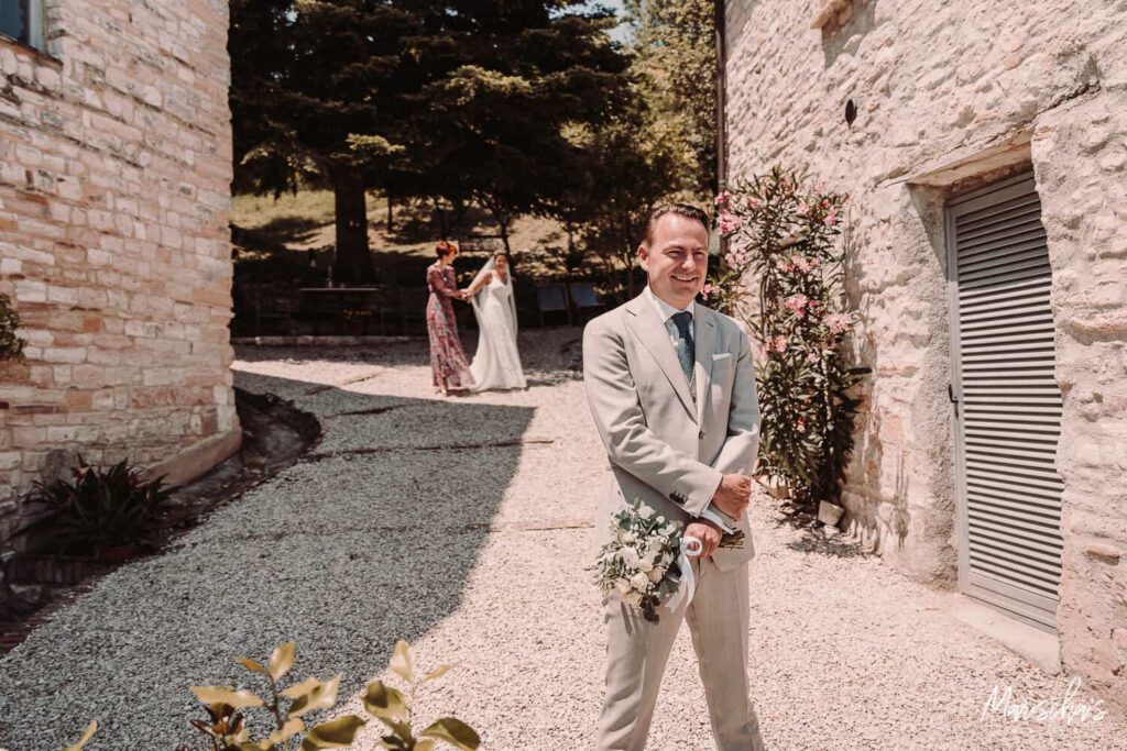 trouwfotograaf voor een bruiloft in marche italië