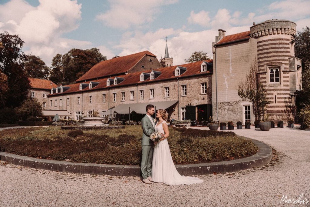bruidsfotograaf voor een bruiloft bij kasteel elsloo