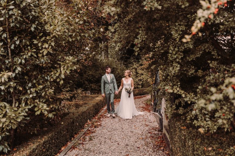 bruidsfotograaf voor een bruiloft bij kasteel elsloo