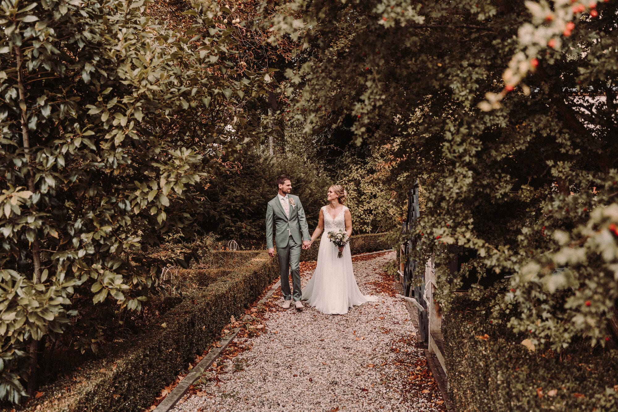 bruidsfotograaf voor een bruiloft bij kasteel elsloo