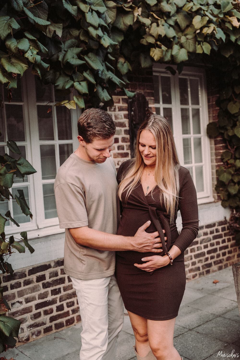 zwangerschapsfotoshoot kasteel terworm